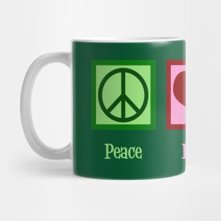 Peace Love Geography Mug